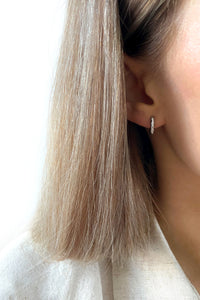 Boucles d'oreilles 'Zalya' argenté