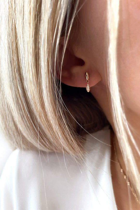 Boucles d'oreilles 'Caly' Plaqué Or