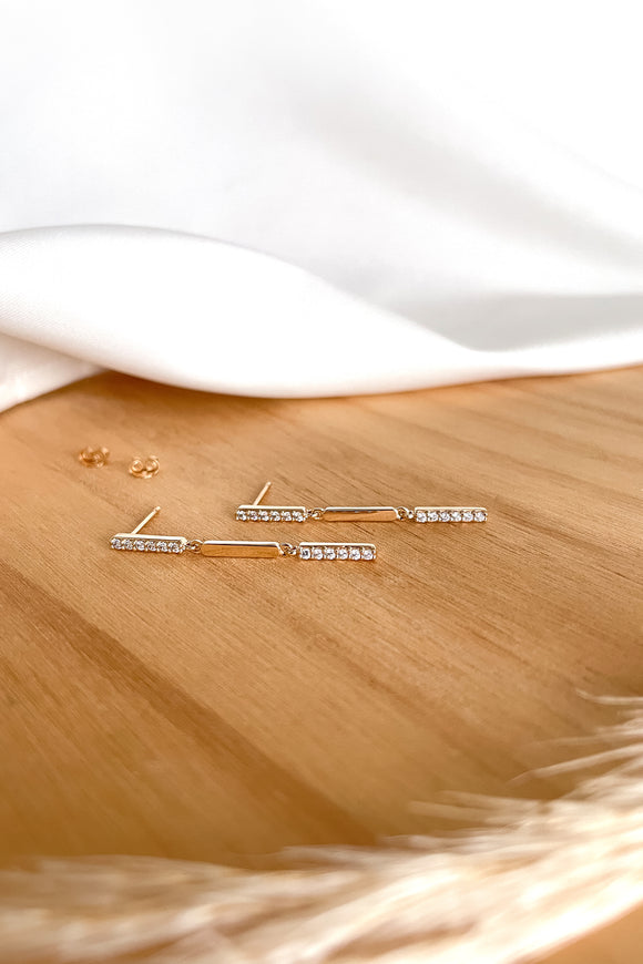 Boucles d'oreilles 'Divine' Plaqué Or