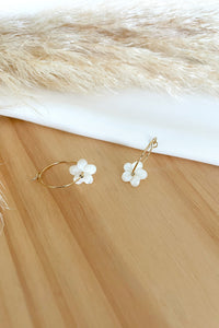 Boucles d'oreilles 'Lya' doré