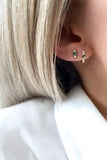 Boucles d'oreilles 'Adelia' Plaqué Or