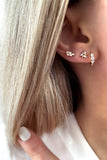 Boucles d'oreilles 'Soré' Plaqué Or