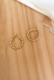 Boucles d'oreilles 'Mila' Plaqué Or
