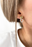 Boucles d'oreilles 'Ludy' doré
