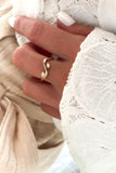 Bague 'Cyra' Plaqué Or