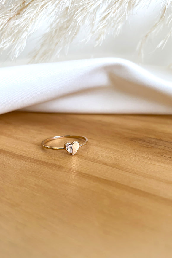 Bague 'Noella' Plaqué Or